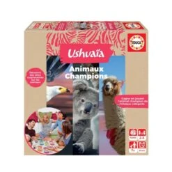 Educa - Jeu De Société - Ushuaia - Animaux Champions